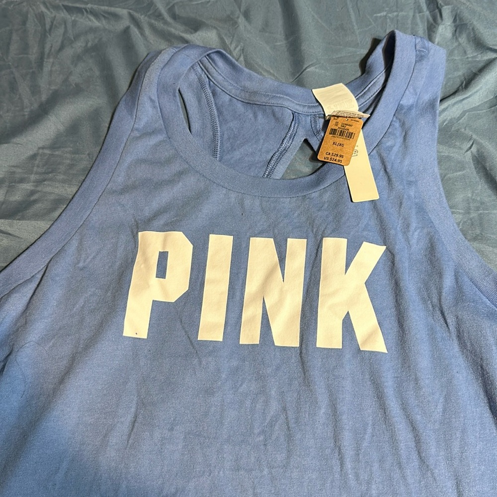 PINK open back tank
